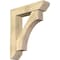 Ekena Millwork Westlake Slat Rough Sawn Bracket w/ Offset Brace, Douglas Fir, 8"W x 34"D x 40"H BKT0806X34X40WTL06RDF - alternate 1